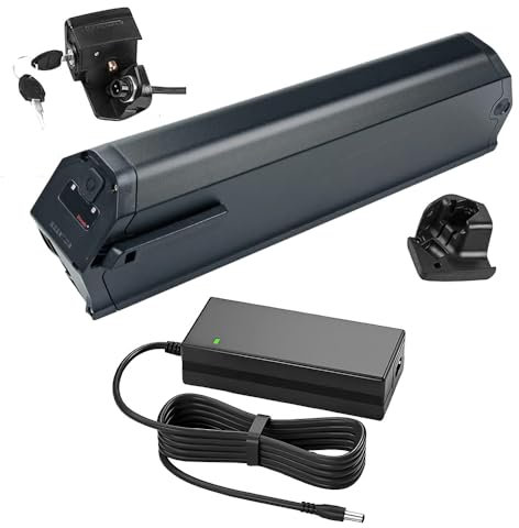 JHKJ Batteries au Lithium 48V 14Ah Batterie au Lithium 36V Batterie Amovible 17,5Ah Batterie Li-ION 48V 12,8Ah pour kit Moteur 250W 500W 700W avec Chargeur et Port USB,36v17.5ah