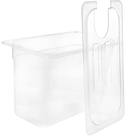 EXHUMKY 1pieza Contenedor De Cocina Para Cocción Lenta Caja De Almacenamiento Transparente Para Sous-vide y Preparación De Comidas Resistente y Fácil De Usar