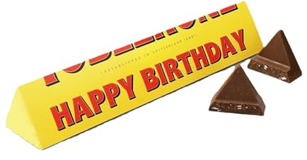 Personalised Happy Birthday Chocolate Bar 100g – Swiss Milk Chocolate with Honey & Almond Nougat – Unique Birthday Treat – Custom Wrapper