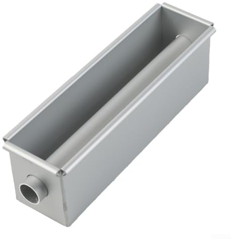Molde de aleación de aluminio con tubo central para hornear panes, pasteles y otras delicias (B)