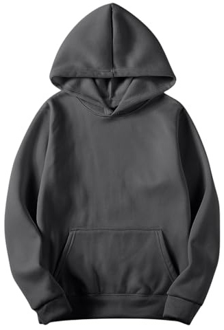 UHouse Herren Hoodie Leichte Kapuzenpullover Sport Hoody Männer Freizeit Pullover Dünne Sweatshirt mit Kapuze Bequeme Kapuzenpulli Einfarbig Mode Pulli Herbst Kleidung