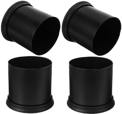 Hemobllo 4 Pezzi Porta Scopino WC Base Rotonda Antiscivolo Supporto per Scopino da Minimalista per Pulizia e Conservazione Igienica