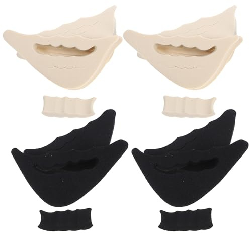 Veemoon 4 Paar EVA Zehenpolster für Damen Schuhe Schwamm Schuhspitzenpolster Schutz vor Schmerzen und Blasen Passend für High Heels Sneaker und Stiefel