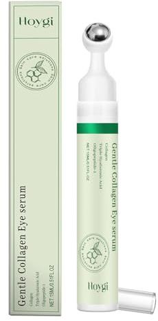 Collagen Eye Serum 15 ml, Kollagen Augenserum, Augenserum Gegen Falten und Augenringe, Eye Serum Roll On, AugenSerum Feuchtigkeit, Anti-AgingAugenserum, Under Eye RollerSerum, Augenpflege