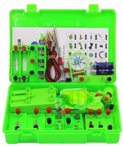 Elektronik Baukasten Starterkit for Das Lernen Physikalischer Schaltkreise, Elektromagnetismus-Kit Physik Elektro Baukasten
