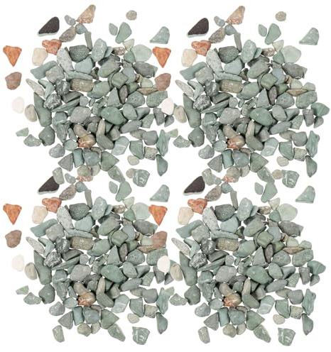 ibasenice 1 Bag of Grave Stones Pebbles Natural Rock Decoration with Realistic Appearance for Fish Tank and Mini Landscape Decoration, 60G Bulk Stone Rock for Aquarium and Garden Scenery