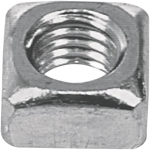 The Hillman Group 3338 3/8-16 Tuerca cuadrada chapada en zinc, paquete de 25