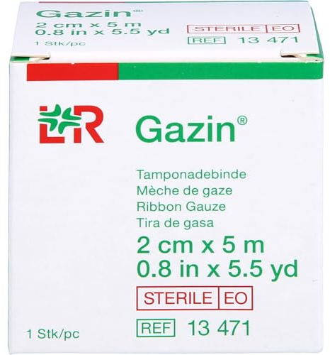 gaza NP wewnątrzczaszk sterylne 2 cmx5 M 1 ST wiążą się z nimi