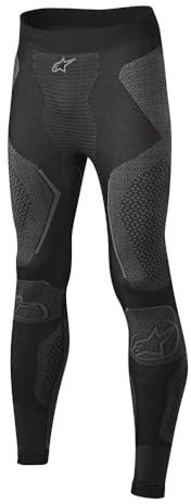 Alpinestars Ride Tech Bottom Winter, Pants, Atmungsaktiv Thermoaktiv Funktionswäsche, Thermo Unterwäsche Männer Winter, Schwarzgrau, Größe XL/XXL