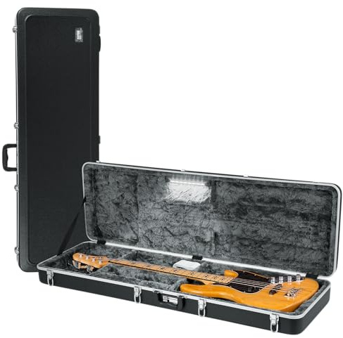 Gator Cases Deluxe ABS-Koffer für Bassgitarre mit interner LED-Beleuchtung (GC-BASS-LED)