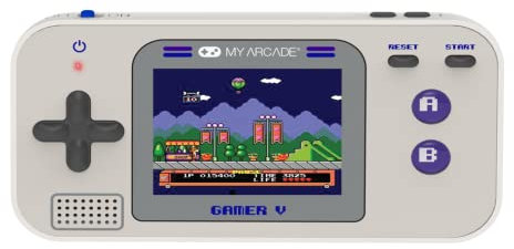 My Arcade Gamer V Classic-Purple: Portable Gaming System with 220 Games, 2.5 Color Display, Pocket Size