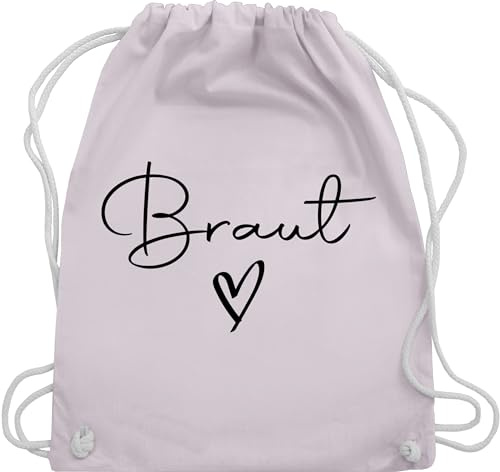 Turnbeutel Rucksack - JGA Junggesellenabschied Frauen - Braut Bride - Unisize - Pastell Rosa - brauttaschen bachelorette party stoffrucksack junggesellinnenabschied outfit jungesselnabschied beutel