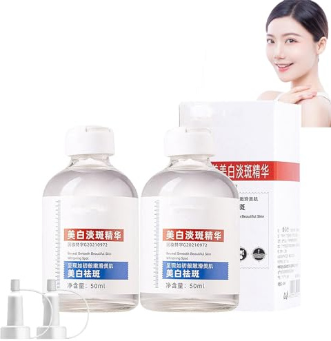 Aobenz Fleckenentferner für das Gesicht Aobenz Anti Flecken Serum Serum zur Korrektur dunkler Flecken Aobenz Essenz zum Aufhellen und Entfernen von Sommersprossen Fleckenentferner für Gesicht (2PC)