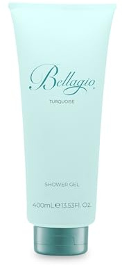 Bellago | Turquoise Shower Gel - 400 ml, duftendes Duschgel 400 ml, feuchtigkeitsspendende und revitalisierende Formel für eine frische und aromatische Haut