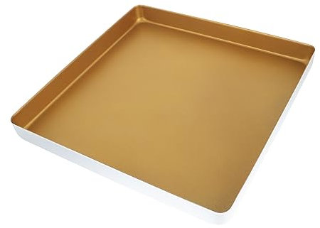 PHENOFICE Teglia Da Forno Antiadherente Per Pizza e Dolci Perfetta Per Cucina Professionale e Fai Da Te Utensile Versatile Per Cottura e Servizio Cibo