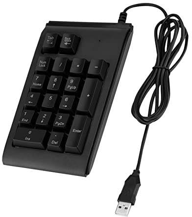 Brrnoo Mechanischer Nummernblock USB 19 Tasten Numpad mit mechanischem Touch Feeling kompakter Ziffernblock in 3 Farben f r effizientes Arbeiten und Gaming am PC oder Laptop