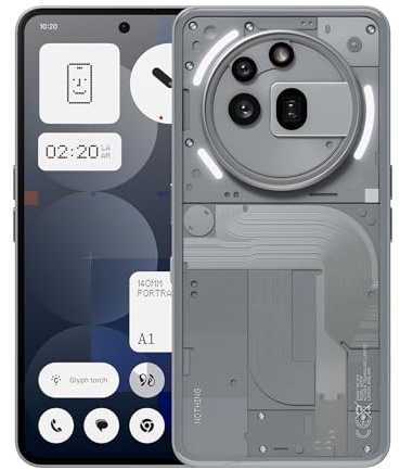 Nothing Phone (3a) Pro Smartphone 12+256GB SIM-Free - Grey