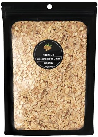Cor cordium Trucioli di legno per affumicatura con aromi di noce americano,Chip per affumicatore per whisky, pistola per fumo, 5 oz/sacchetto