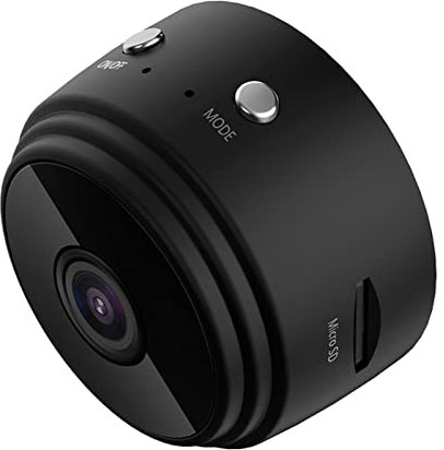 SHENGXINA Webcam Mini caméra WiFi App Moniteur Distant Sécurité à la Maison 108 0P IP Caméra Ivre Webcams de caméra sans Fil magnétique de Nuit Webcam USB(1)