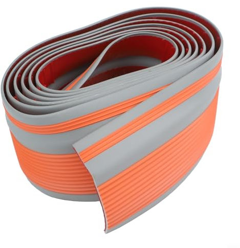 Il design innovativo incontra la funzionalità, bordi antiscivolo per scale di 2 m, semplici da mantenere e installare (arancione)