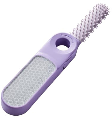 Strumento per rimuovere calli e pelle morta, 14 x 3,9 x 2,1 cm, raschietto per pelle dura, per pedicure, spa, cura portatile, dispositivo per uso quotidiano, accessorio da viaggio esfoliante in