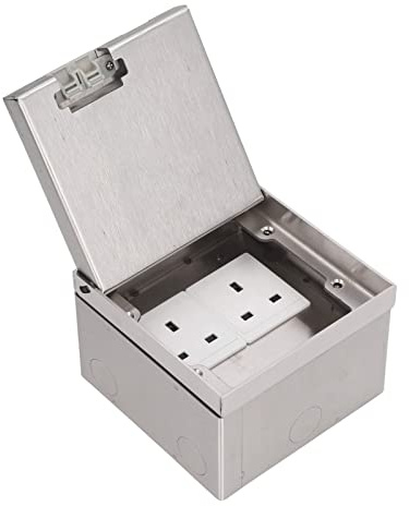 Yosoo Health Gear Concealed Socket, Embedded AC Outlet Box | recessed desktop/floor power receptacle, flush mount design
