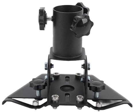 Xiuganpo Adattatore per Tubo Satellitare Rettangolare, Adattatori per Tubo Satellitare Rettangolare, Orientamento Preciso, Ruotabile a 360 Gradi per Uso Esterno