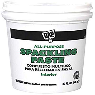 DAP 10224 Dap 76857 Phenopatch Interior Exterior All Purpose Spackle Paste, White