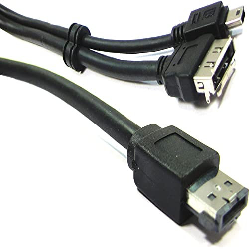BeMatik - ESATAp + Cavo USB o eSATA (eSATA + M/MiniUSB5pin-BM-H) 0,5 m