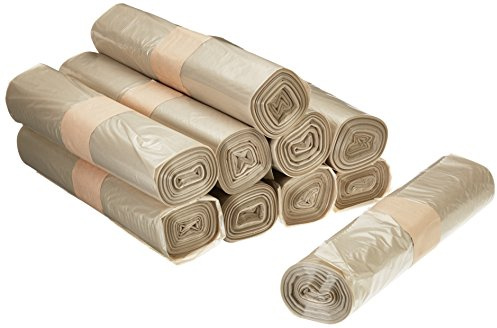 Funny LDPE-Regenerat Müllsäcke, transp, gerollt, 120 l, Typ 60 extra, 1er Pack (1 x 250 Stück)