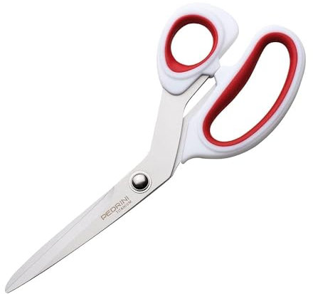 Pedrini 04GD002 Forbici con Rivestimento, Titanio, Bianco, 21 cm