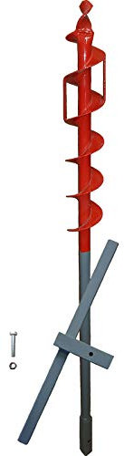 1,1m Erdbohrer mit 70mm Bohrkopf -VERLÄNGERBAR- auch als Brunnenbohrer, Handerdbohrer, Erdlochbohrer, Brunnenbohrgerät, Pflanzbohrer, Zaunbohrer, Pfahlbohrer UVM. einsetzbar ! …