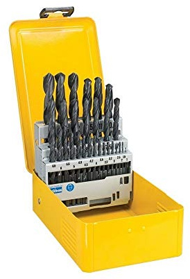DEWALT DT5930-QZ Tough Case Grande Con 29 Drill Bits para Metal for DIYers & Professionals, Made for Drilling and Material Removal, 29-piece Set