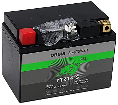 Orbis BikePower YTZ14S, YTZ14-S, YTZ12S 51101 12V 12 Ah 250A
