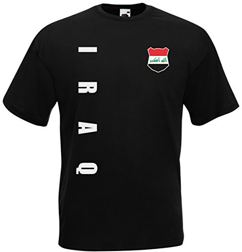Irak T-Shirt WM-2026 Trikot Wunschname Nummer Iraq Fanshirt Fussball