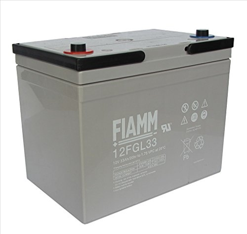 BATTERI FIAMM 12V 33Ah 12FGL33 VRLA AGM ERMETISK