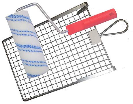 Profi Kalk-Farbwalze und Abstreifgitter für unsere traditionelle Kalk-Farbe