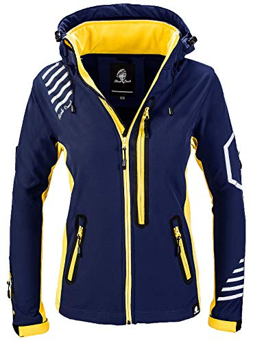Rock Creek Softshelljacke Damen Outdoor Windbreaker D-402 | Wasserabweisende Übergangsbekleidung, funktionale Wanderjacke für Frauen, Camping, Freizeit und wechselhaftes Wetter