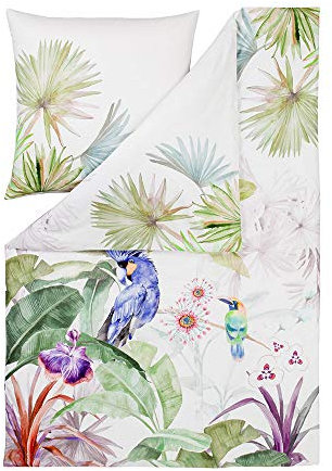 ESTELLA Mako-Satin Bettwäsche Jungle Multicolor