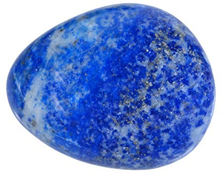 Lebensquelle Plus Beliebte Trommelsteine | Edelstein-Trommelstein + Edelsteinkarte | Größe M: 2-3 cm | Handschmeichler Heilstein Taschenstein (Lapislazuli)