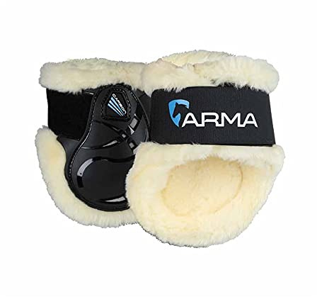 Shires Arma Carbon SupaFleece Streichgamaschen, Schwarz