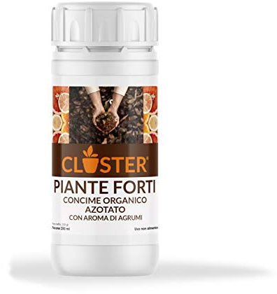CLOSTER Piante Forti Puro 250ML - Concime Liquido Universale organico azotato - Fertilizzante Piante Naturale con Alghe Brune - Stimola Radicazione Fioritura Fruttificazione di Piante e Fiori (250ML)