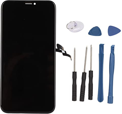 Ensamblaje de Pantalla, Reemplazo de Pantalla Táctil de Pantalla LCD con Herramientas, Reemplazo de Pantalla Completa de Teléfono Móvil Compatible con X