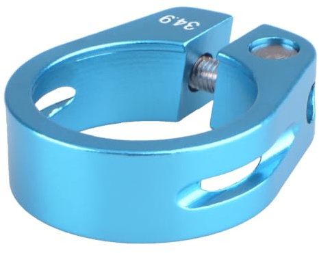 TRIWONDER Sadelklämma 31,8 mm, 34,9 mm, snabbkoppling, cykelsadelstöd, sadelklämma, cykelsadel (blå – 34,9 mm)