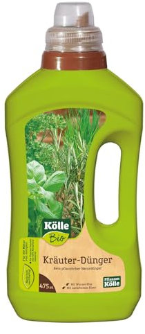 Kölle Bio Bio Kräuter-Dünger 500 ml, Flüssigdünger für Kräuter in Bio-Qualität, Düngemittel, Düngung, Kräuter-Dünger