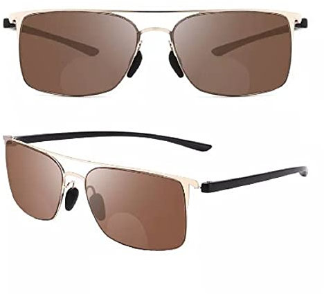 Boston Bifocal Sunglasses (Gold, 2.50, multiplier_x)