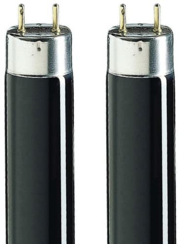 CLAR - Luce nera ultravioletta, luce da discoteca, lampada UV, lampadine di illuminazione ultravioletta, luci al neon, tubi UV fluorescenti (36 Watts T8, Pack 2)