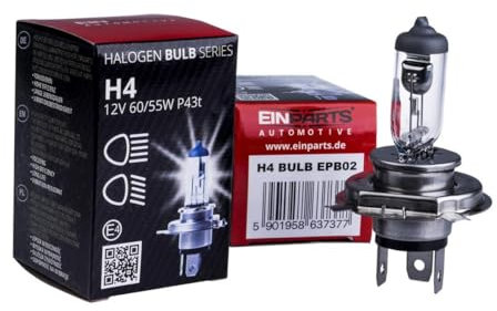 H4 EINPARTS Lampen Autolampen 60/55W P43t EPB02