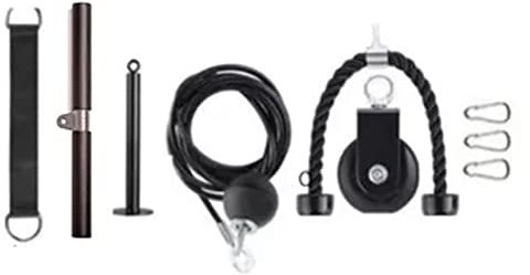 Topyond Home Fitness Geräte,Seilrolle Set Abwärts Pressen Zubehör,Gewichtetes Scooter System für Unterarm und Schulter StärkeFitnessgeräte und Roller Zubehör