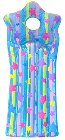 PORUPAEL Hamac Flottant Gonflable Enfant Bouées Et Matelas Gonflables Bouee Piscine Enfant Bouée Matelas Piscine Hamac De Piscine Gonflable Accessoires De Piscine pour Plage Partie Vacances (Bleu)